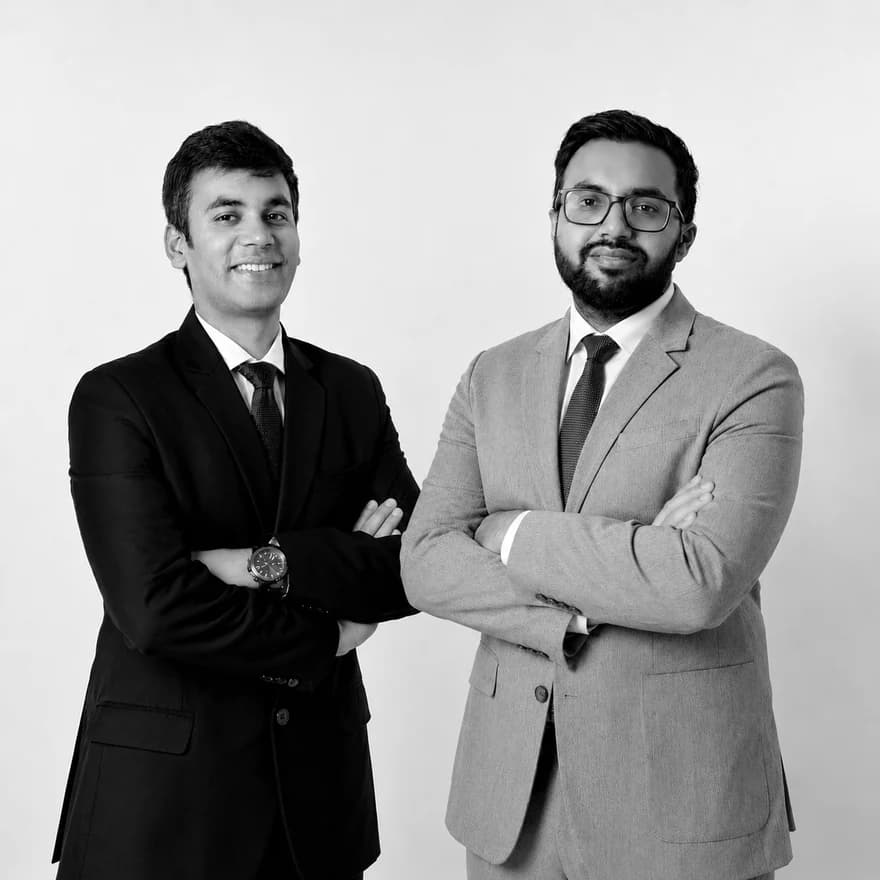 Gaurav Malik and Abhinav Aggarwal, founders of GA Management Consultants